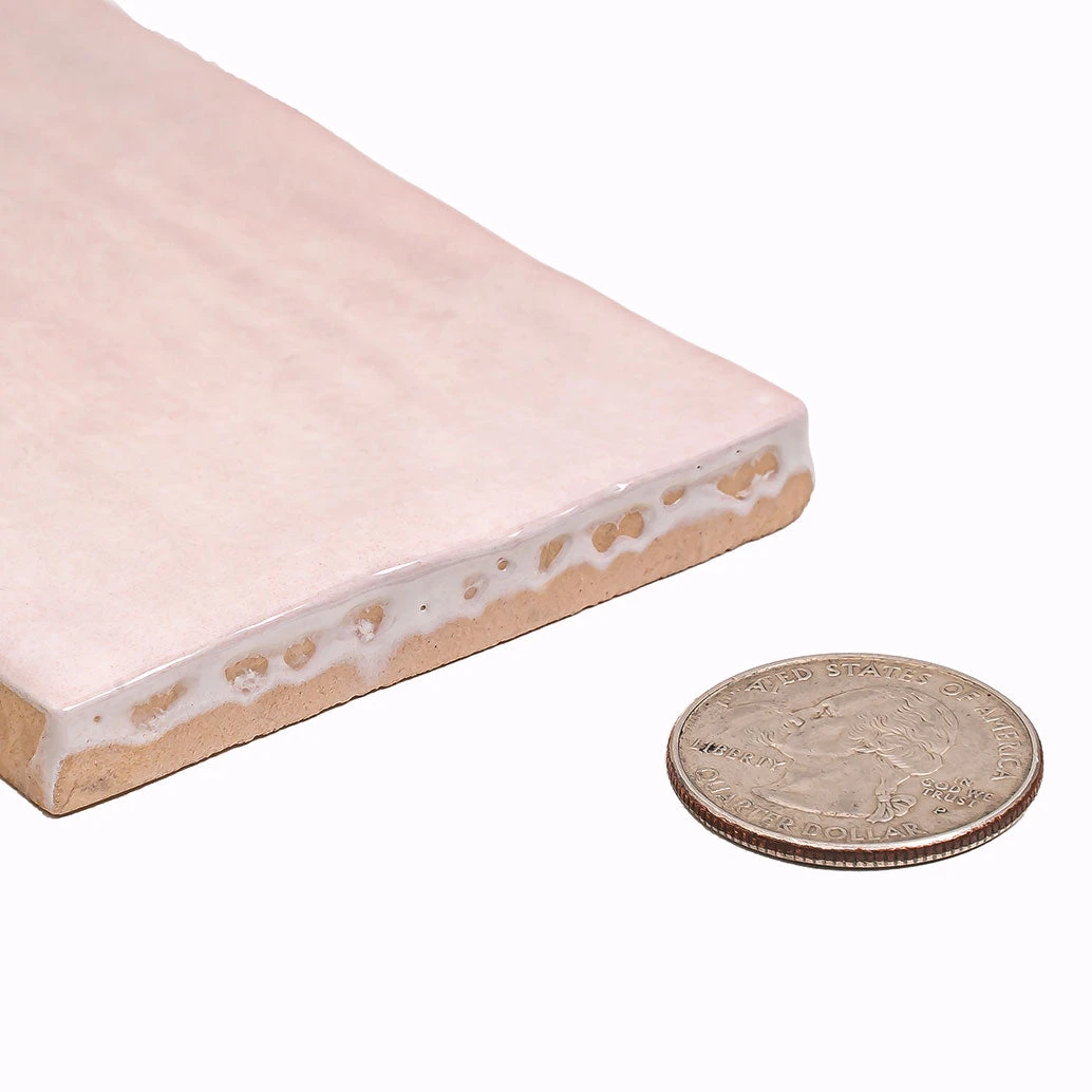 La Riviera Rose Pink Ceramic Subway Tile 2.5x8" - Image 11