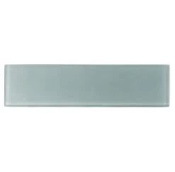 Glacier Gray 3x12 Frosted Gray Glass Tile