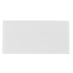 Glacier Pure White 8X16 Polished Glass Tile