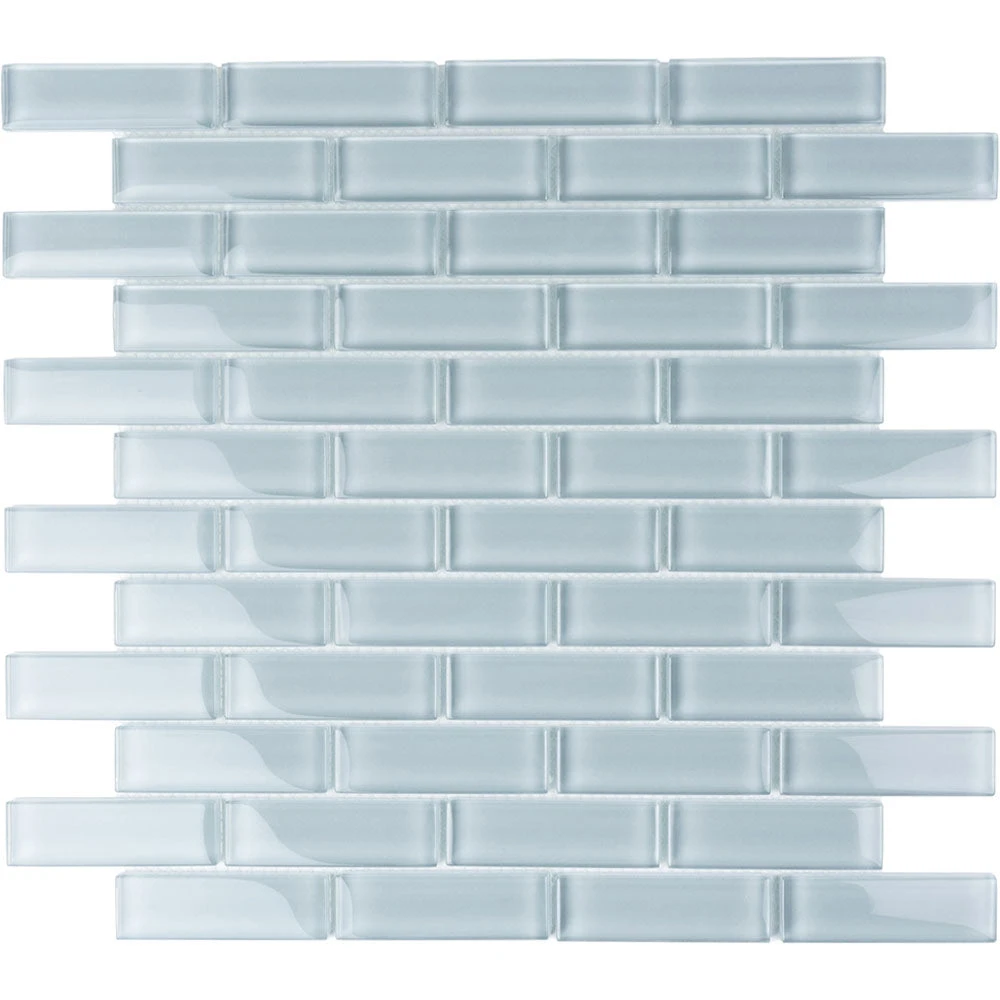 Gray Glass Brick Tile