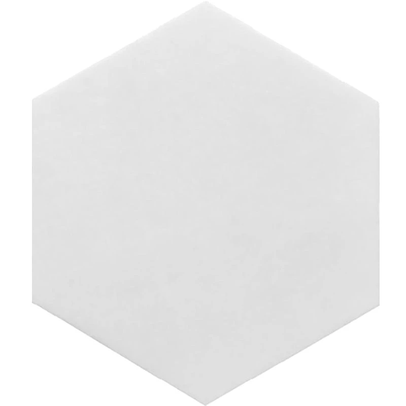 10 Inch Thassos White Marble Hexagon Tile - Image 3