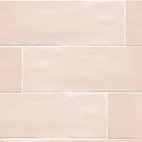 La Riviera Rose Pink Ceramic Subway Tile 2.5x8" - Image 5
