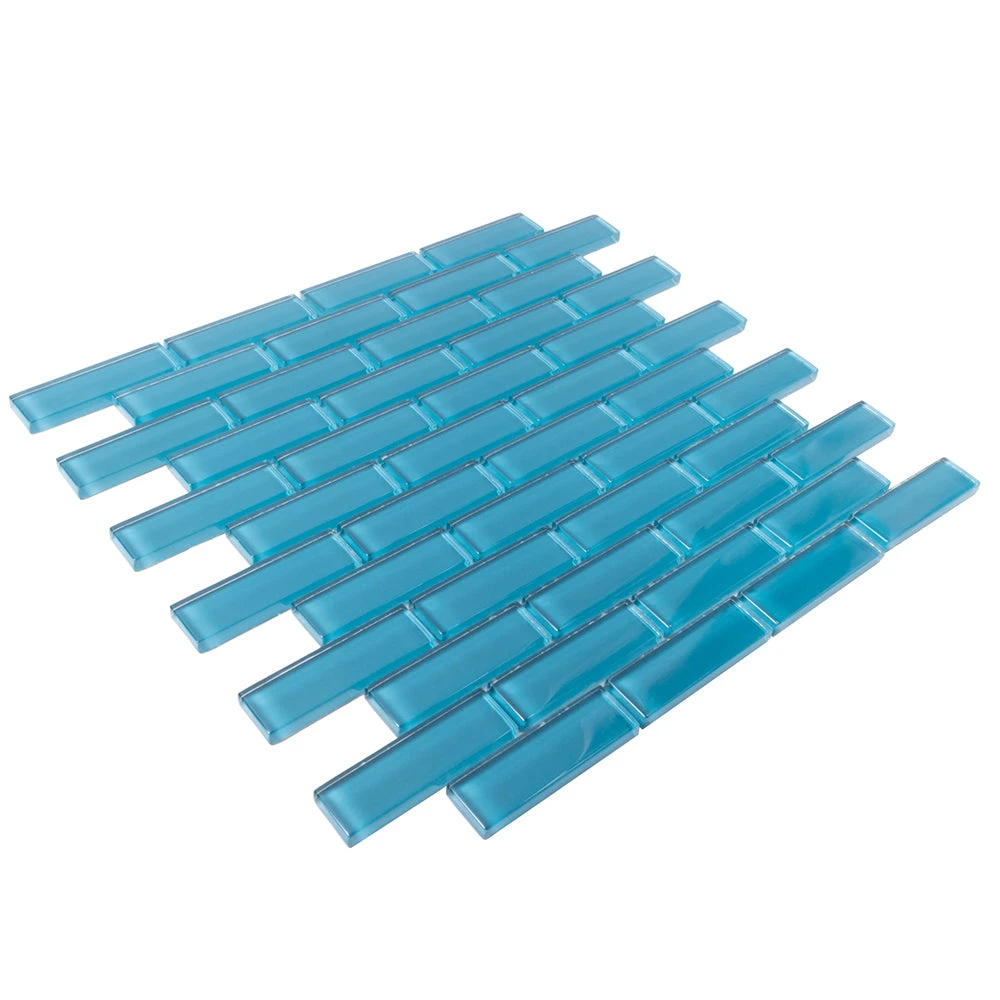 Sky Blue Glass Brick Tile - Image 5