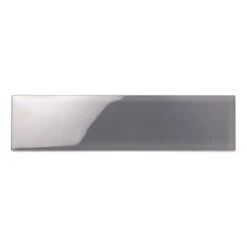 Glacier Dark Gray 3"x12" Polished Glass Tile