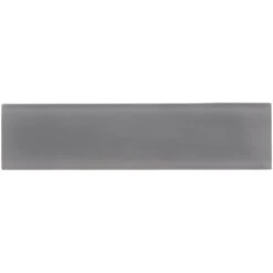 Glacier Dark Gray 3" X 12" Frosted Glass Tile