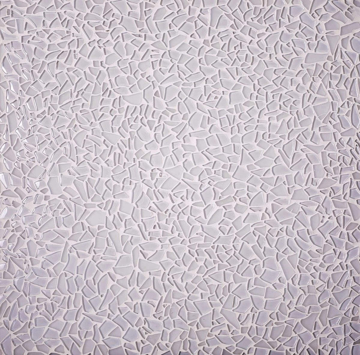 Diamond White Glass Pebble Mosaic Tile - Image 2