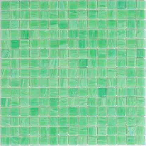 Green Pear Squares Glass Pool Tile