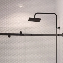 Ice White Glass Penny Round Tile