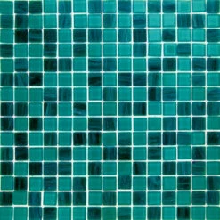 Kailua Blue Mixed Squares Glass Tile