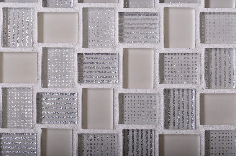 Mini Brick White Glass Mosaic Tile - Image 7