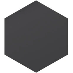 Magic Black Porcelain Hexagon Tile