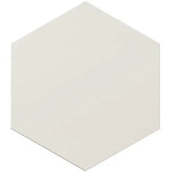 Magic White Matte Porcelain Hexagon Tile