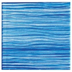 Barbados Electric Blue Glass Tile