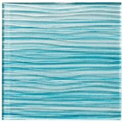Barbados Caribbean Blue Glass Tile