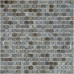 Slate Grey Mixed Squares Glass Pool Tile