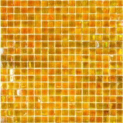 Topaz Pearlescent Squares Glass Tile