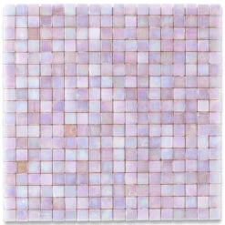 Pearlescent Sheer Pink And Purple Glass Pool Tile