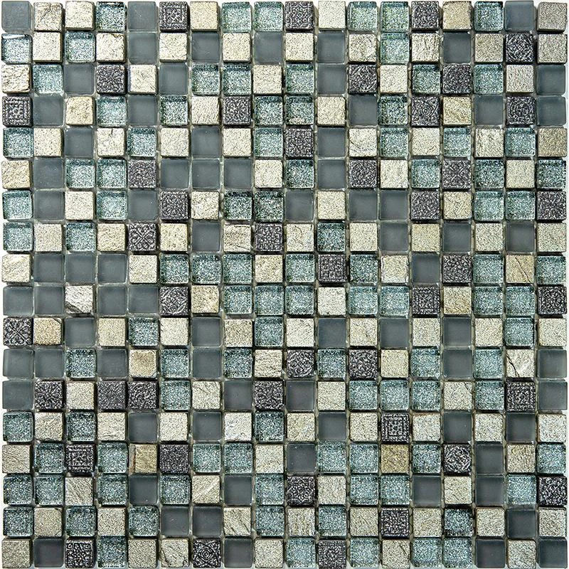 Eclectic Quartz Micro Square Mosaic Tile