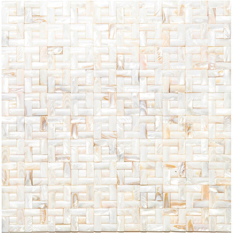 3D Weave Mother Of Pearl Mosaic Tile - Image 2