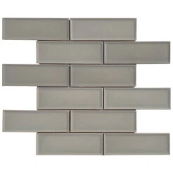 2x6 Dimension Pale Gray Brick