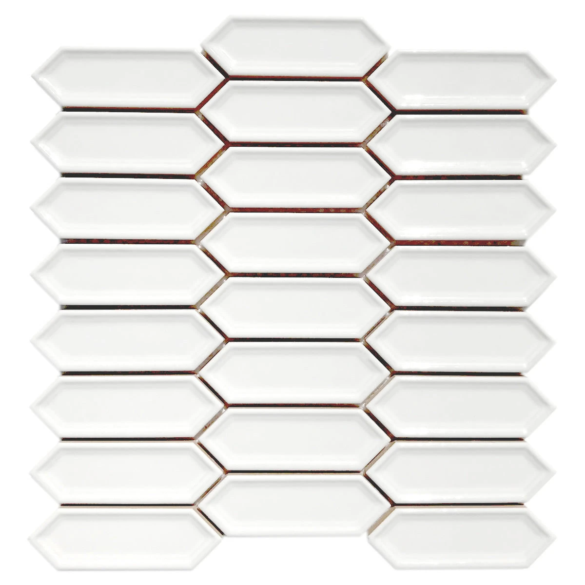 Dimension White Beveled Picket