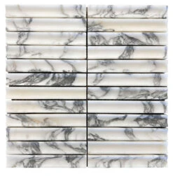 True Arabescato Concave Fluted