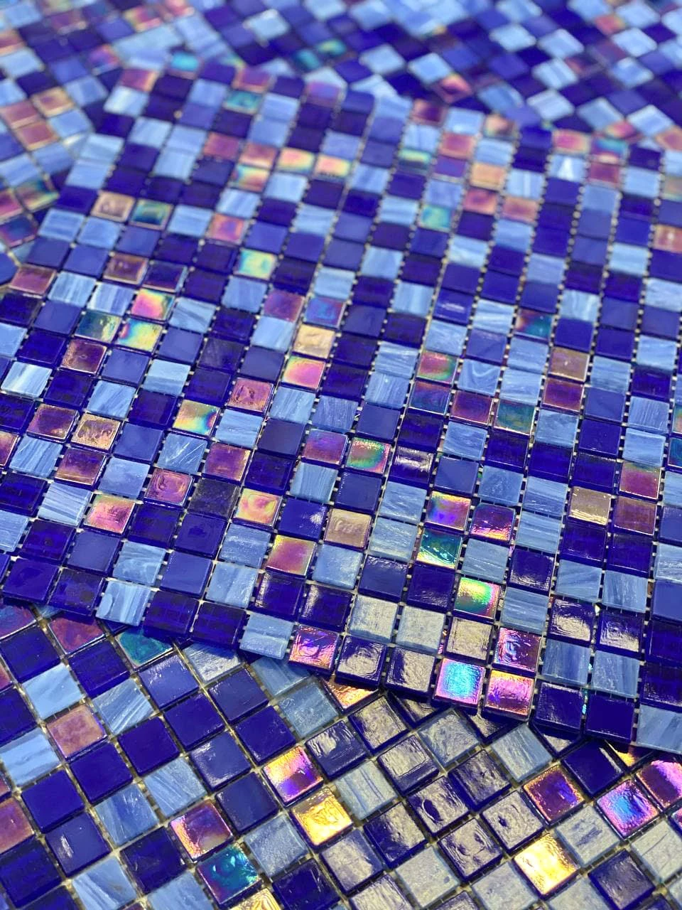 Underwater Oasis Mixed Squares Glass Tile - Image 7