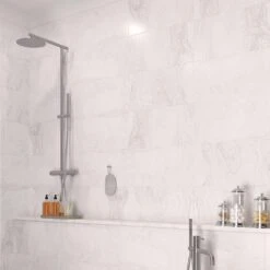 Varana Blanco Stone Look White Porcelain Tile