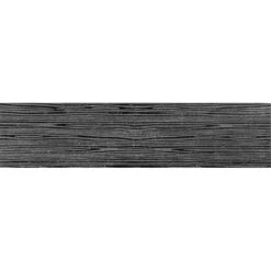 Black Waves Etched Subway Marble Tile