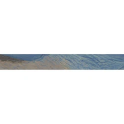 Bullnose Macaubas Azul 3x24 Textured