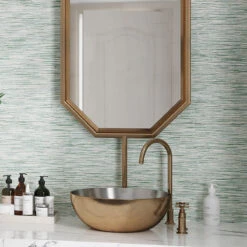 Chambray Green Thread Porcelain Tile 24x48