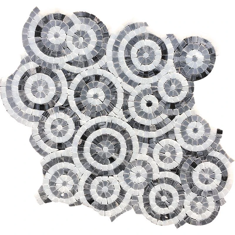 Circles Micro Mosaic Tile