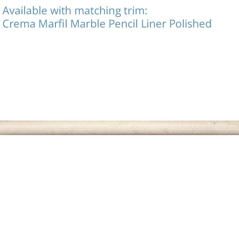 Crema Marfil Octagon With White Dots Marble Mosaic Tile - Image 9