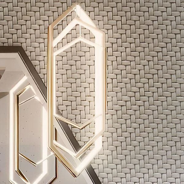 Dark Grey Recycled Glass Basket Weave Mosaic Tile - Image 11