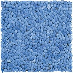 Diamond Sky Glass Pebble Mosaic Tile