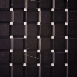 Duomo 3D Basket Weave White Carrara Mosaic Tile