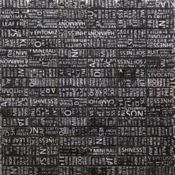 Engraved Inspiration Black & Silver Marble Mosaic Tile