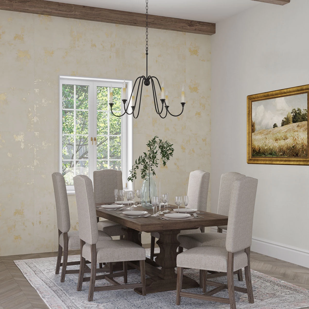 Gilded Age Ivory Natural 24x24 - Image 11