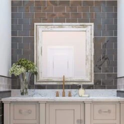 Glacier Ash Gray 3"X6" Polished Glass Tile