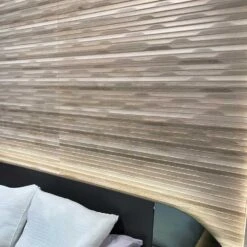 Japandi White Textured 16x48