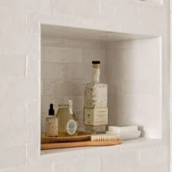 La Riviera Blanc Ceramic Subway Tile 2.5x8