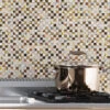 Mother Of Pearl Checker Board Mosaic Tile