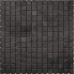Nero Marquina 1X1 Tumbled Marble Mosaic Tiles