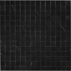 Nero Marquina 1X1 Polished Marble Mosaic Tiles