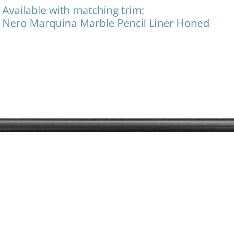 4" X 12" Nero Marquina Honed Marble Tile - Image 3