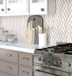 Sails Crema Marfil And Carrara Etched Marble Mosaic Tile