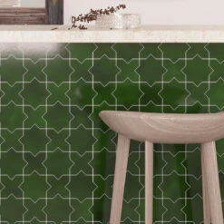 Santa Barbara Emerald Green Cross