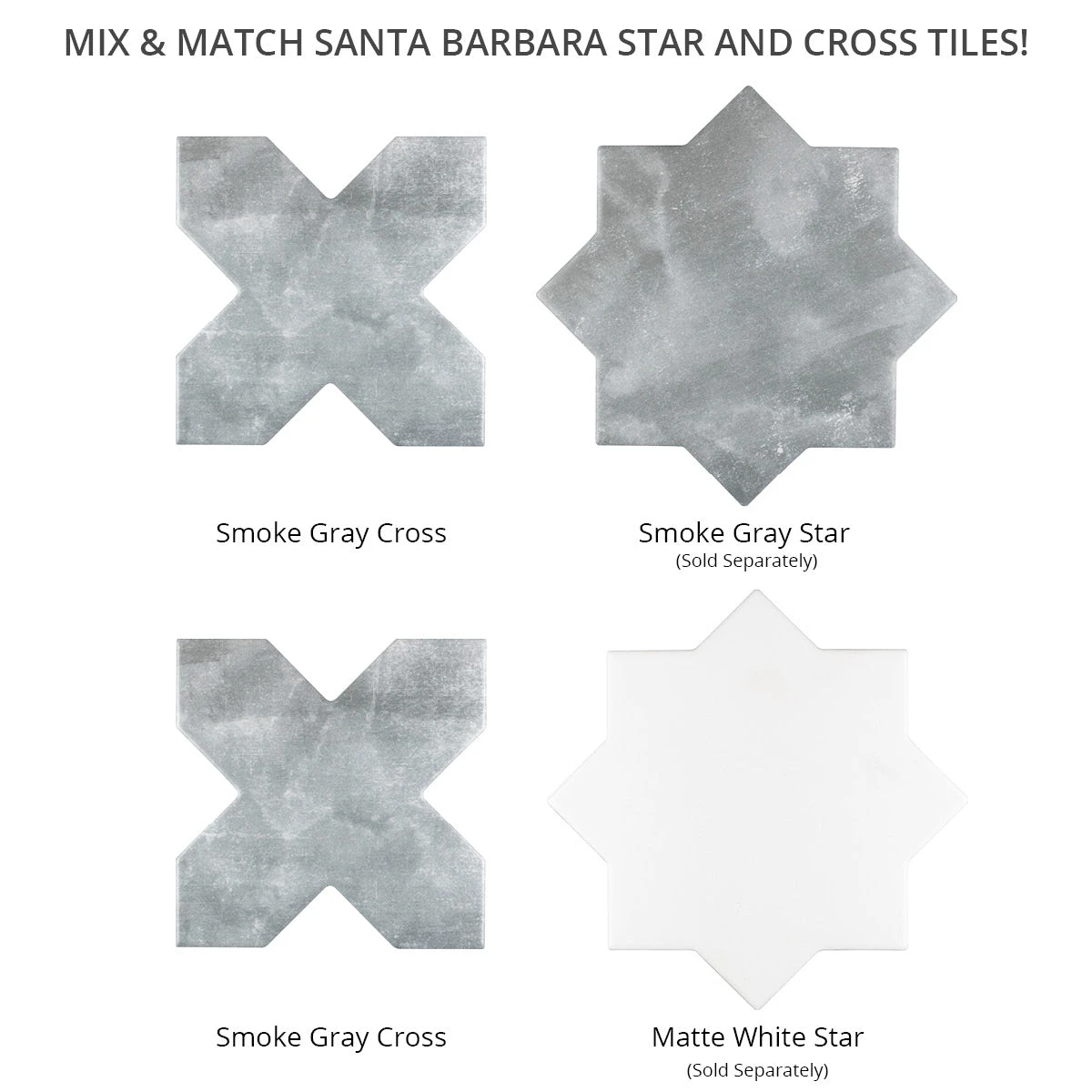 Santa Barbara Smoke Gray Cross - Image 3
