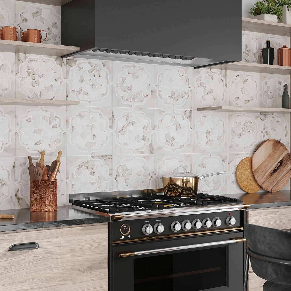 Santorini Medallion White - Image 3