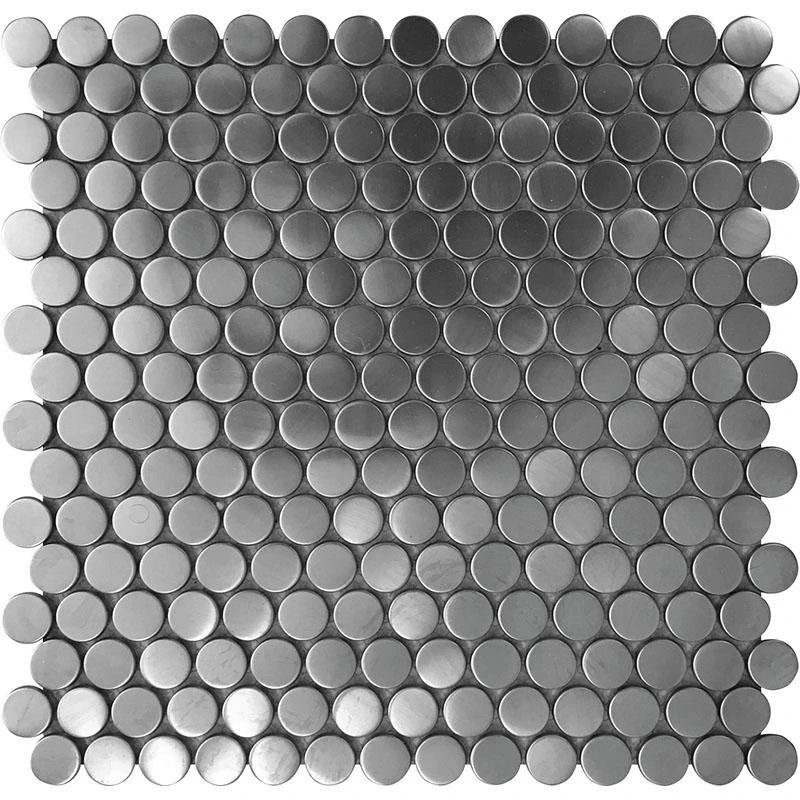 Stainless Steel Metal Penny Tile Mosaic - Image 3